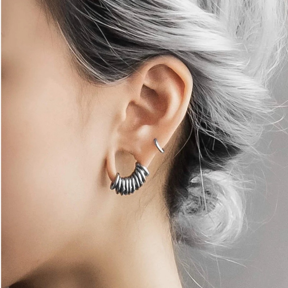 Ask & Embla Ring Stack Stainless Steel 14g